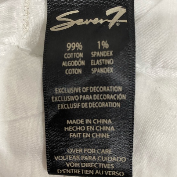 Seven 7 Camouflage High Waist Ripped Skinny Easy fit jeans Beige Green / Cream 6 - Picture 9 of 16